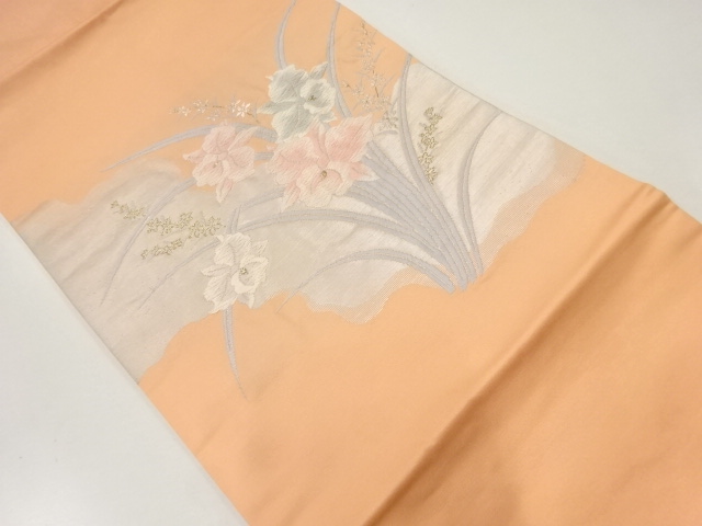 JAPANESE NAGOYA OBI / WOVEN ORCHID